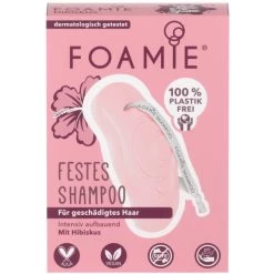 Festes Shampoo Hibiskus Für Geschädigtes Haar 80G